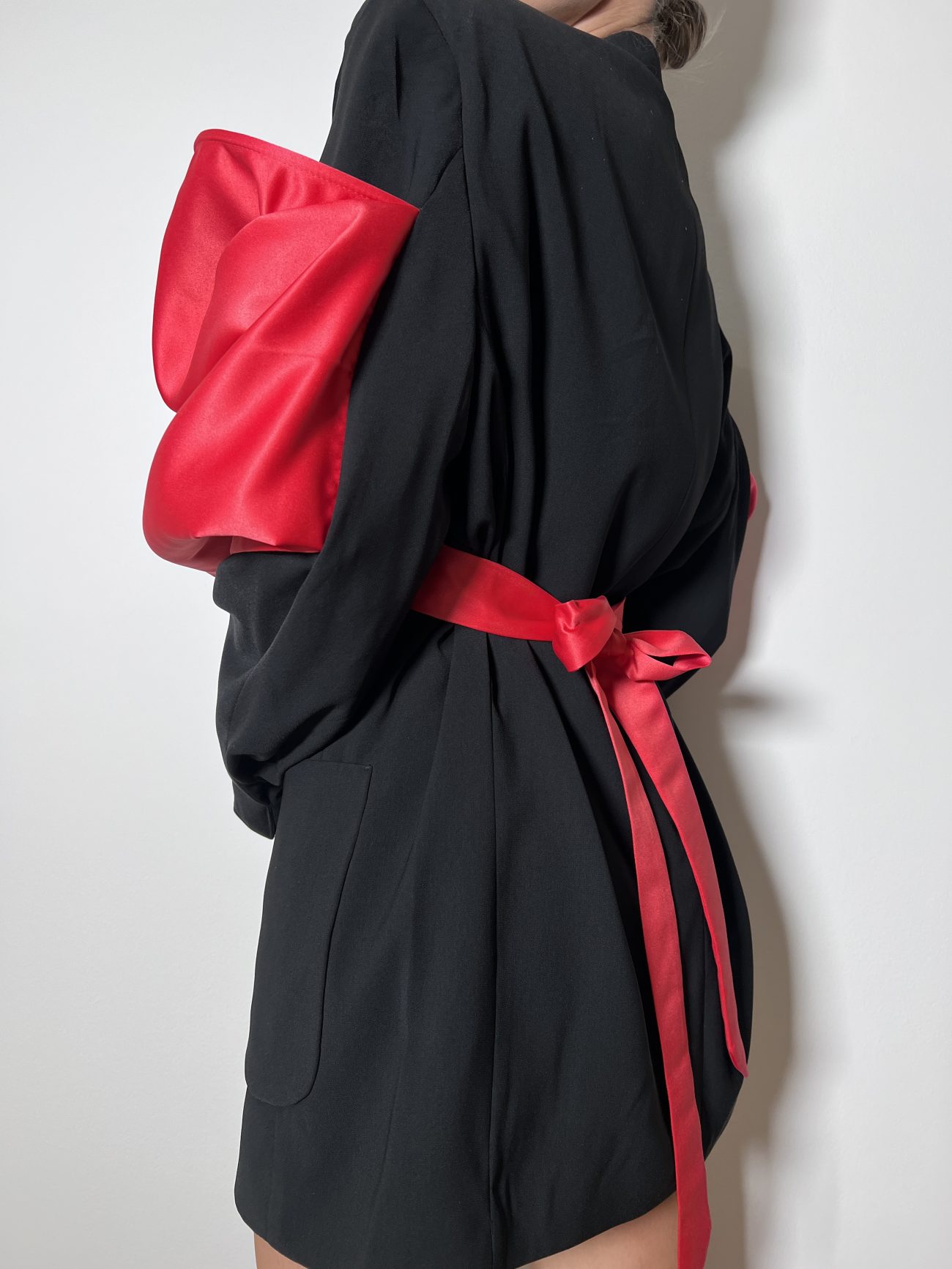 BOW BLAZER RED - Image 4