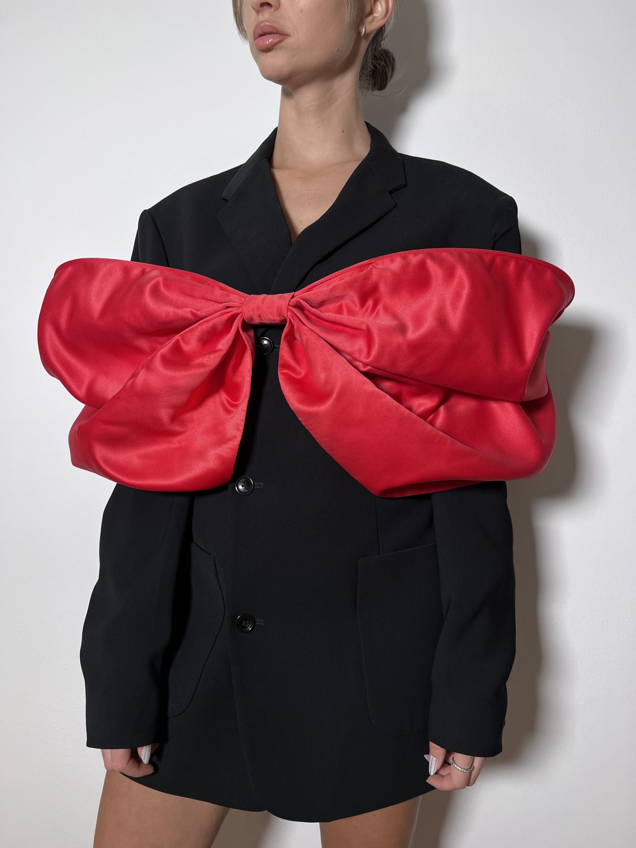 BOW BLAZER RED - Image 5