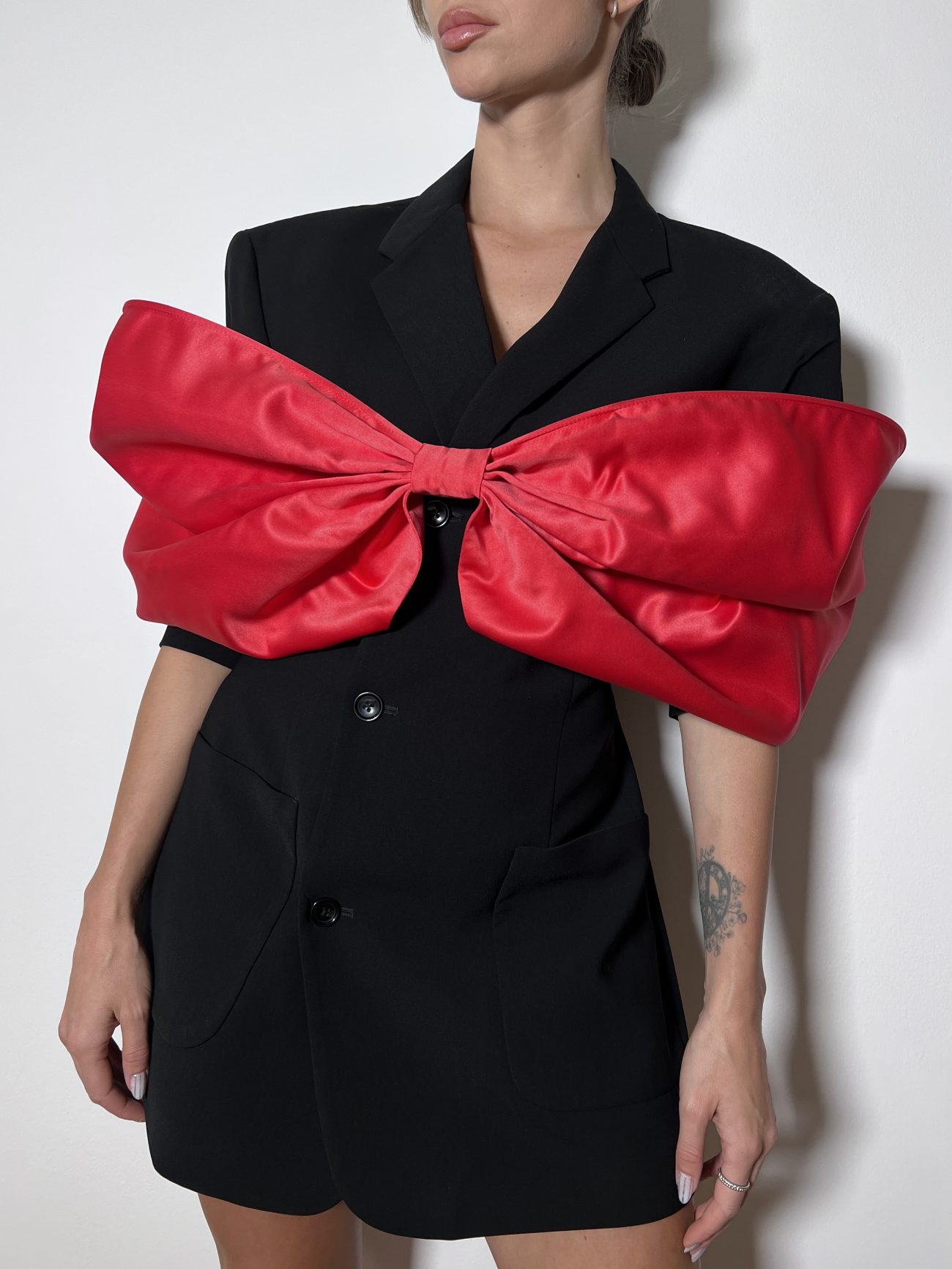 BOW BLAZER RED - Image 6