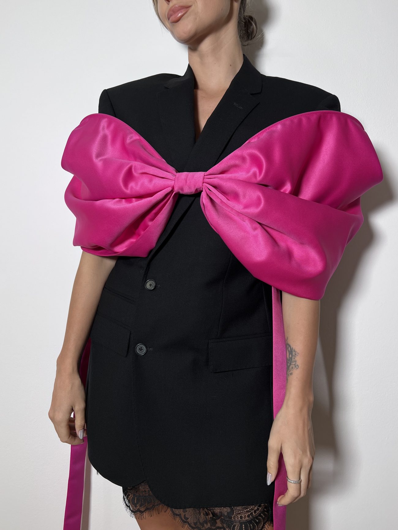 BOW BLAZER PINK - Image 3