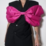 BOW BLAZER PINK