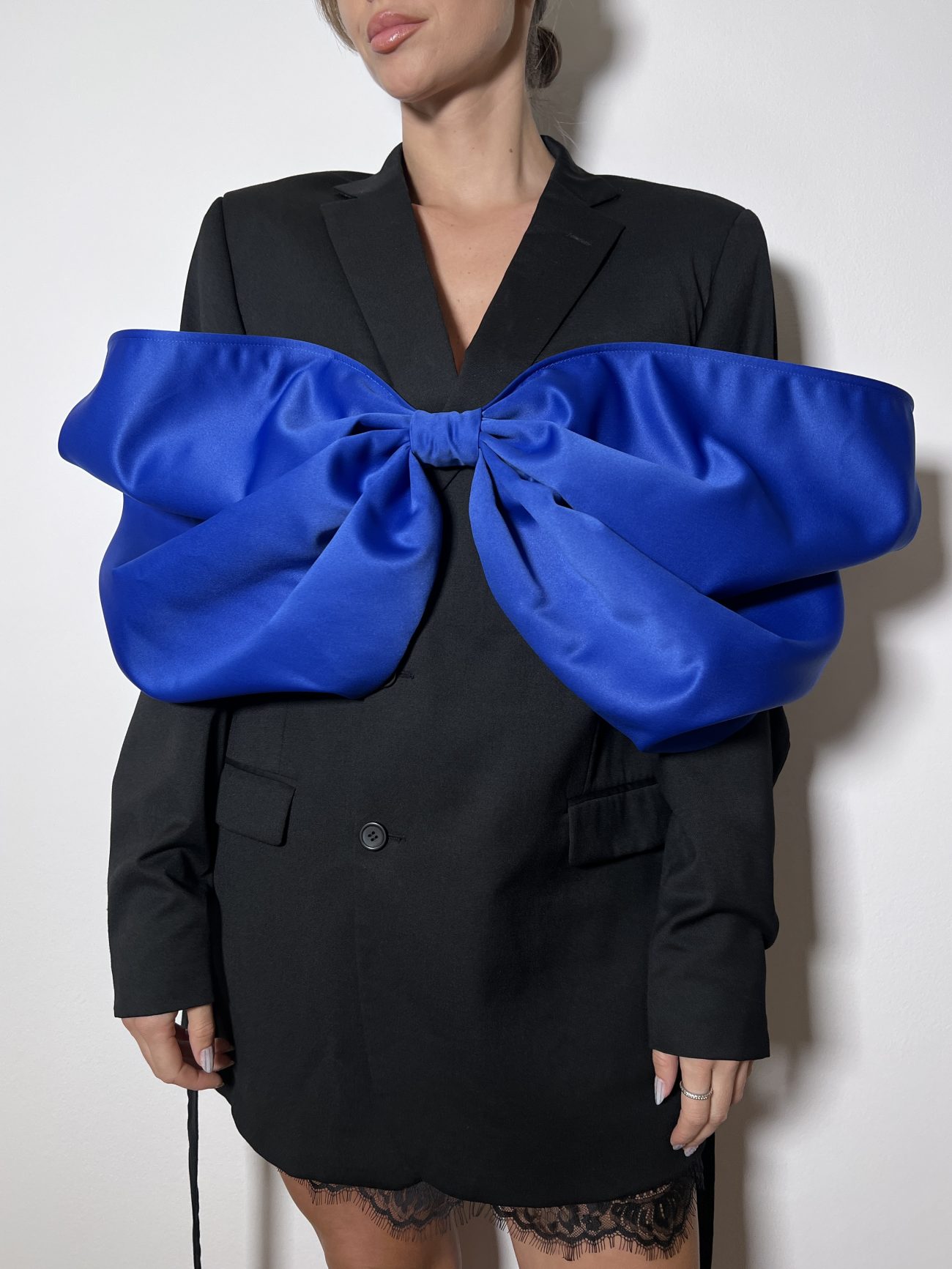 BOW BLAZER ROYAL BLUE - Image 2