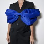 BOW BLAZER ROYAL BLUE
