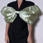 BOW BLAZER PISTACHIO