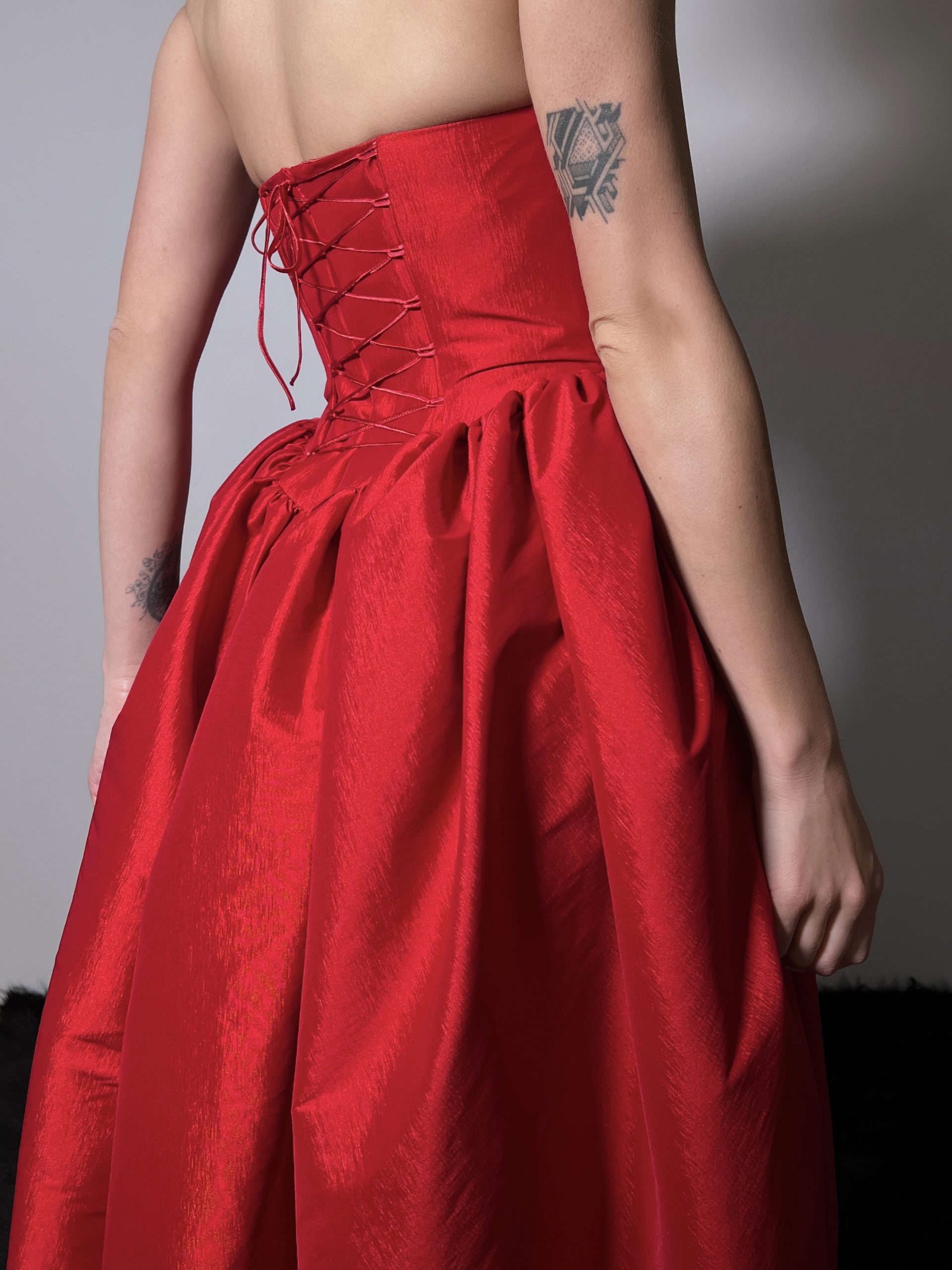 2 in 1 RED DRESS - Image 4