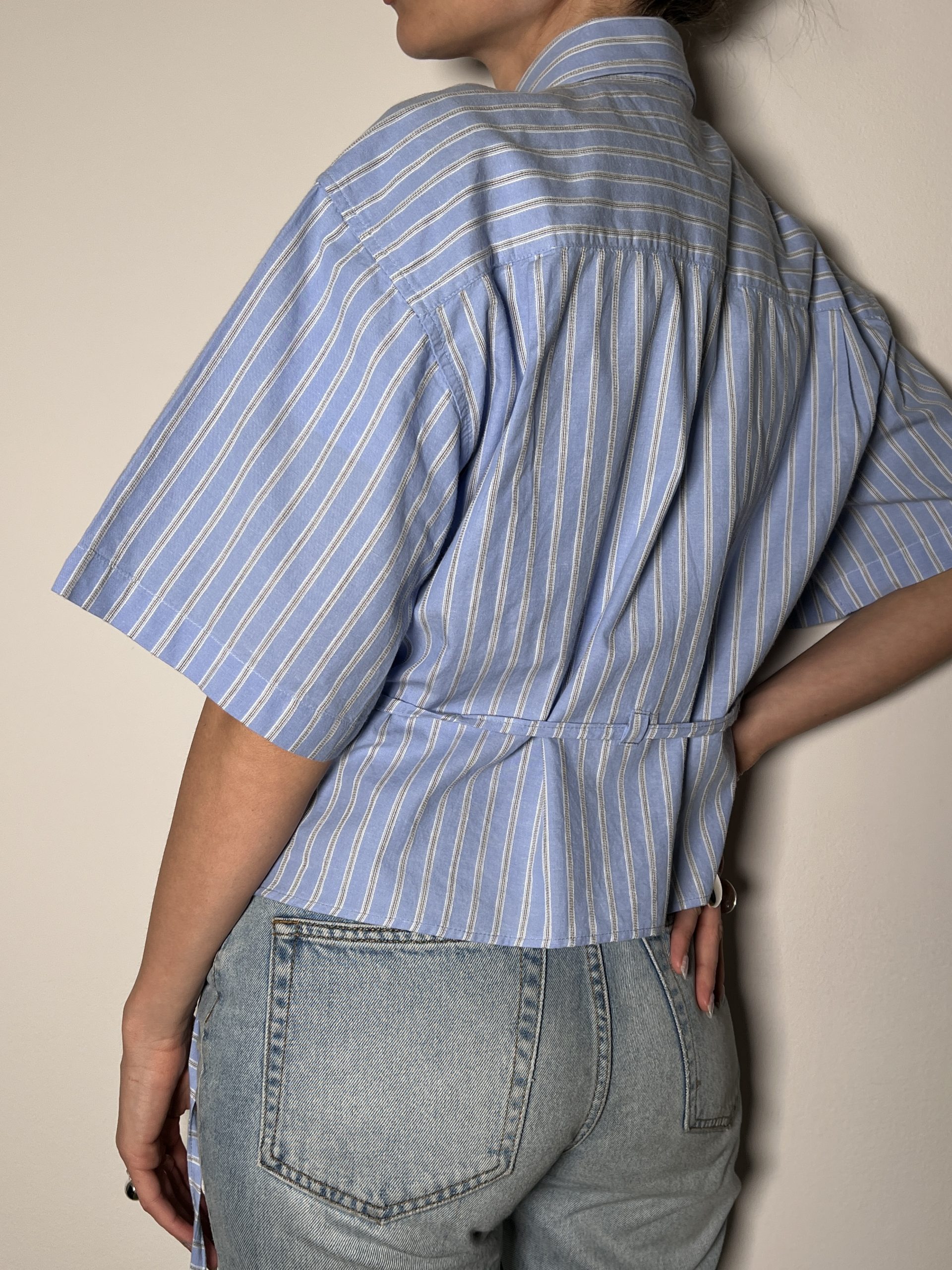 SHIRT + TIE Stripes Blue - Image 3