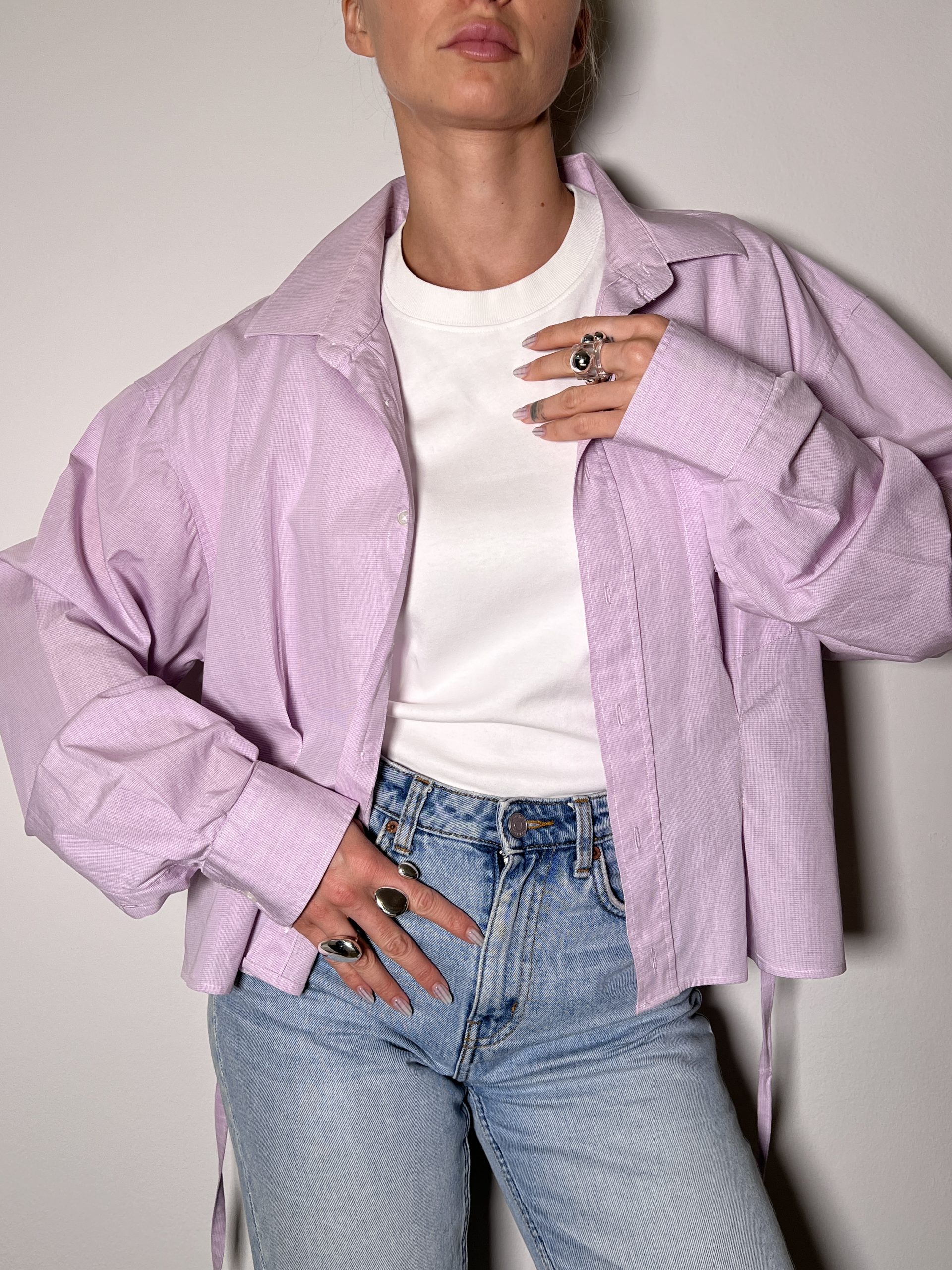 SHIRT + TIE Lila - Image 7