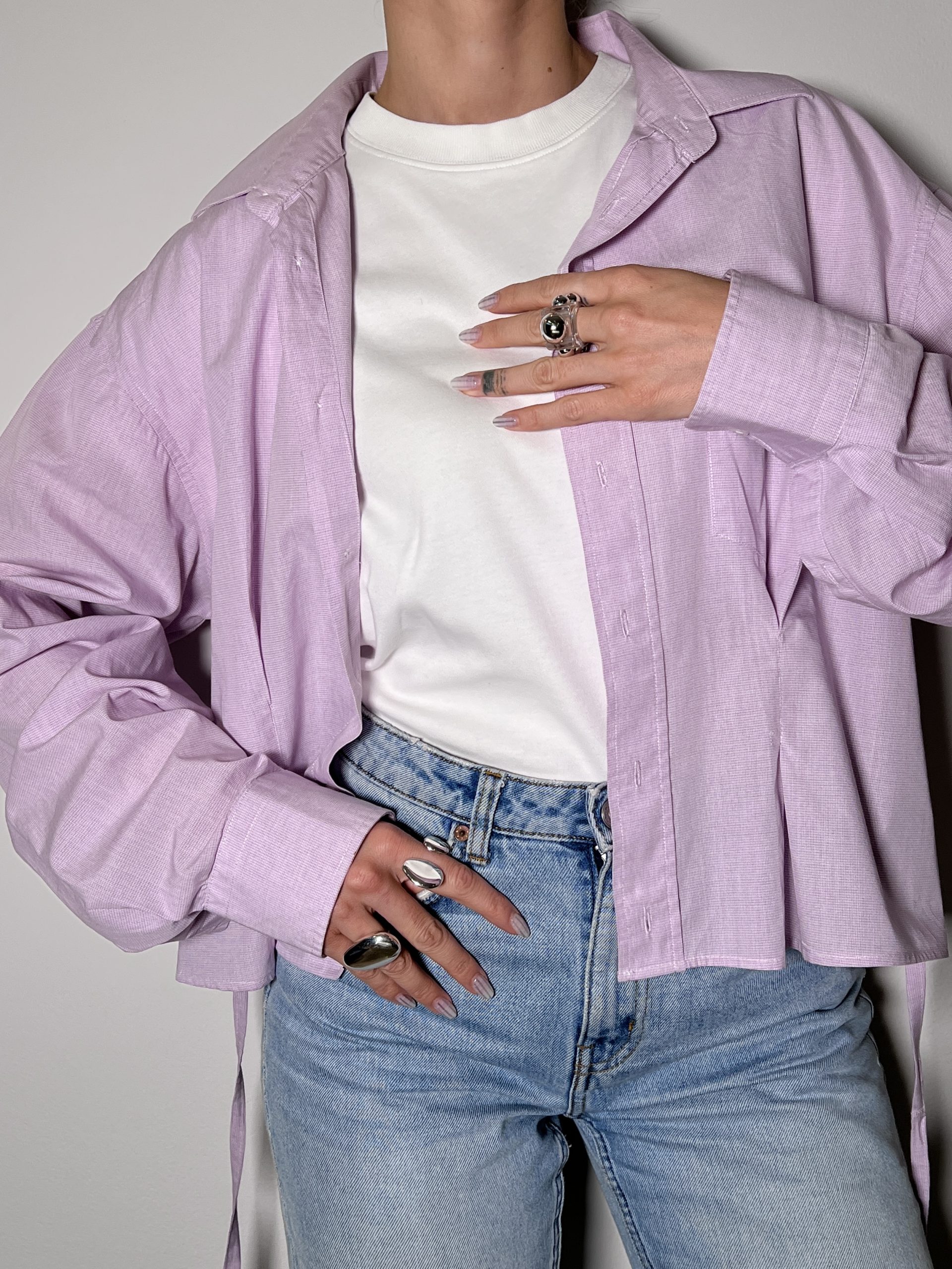 SHIRT + TIE Lila - Image 6