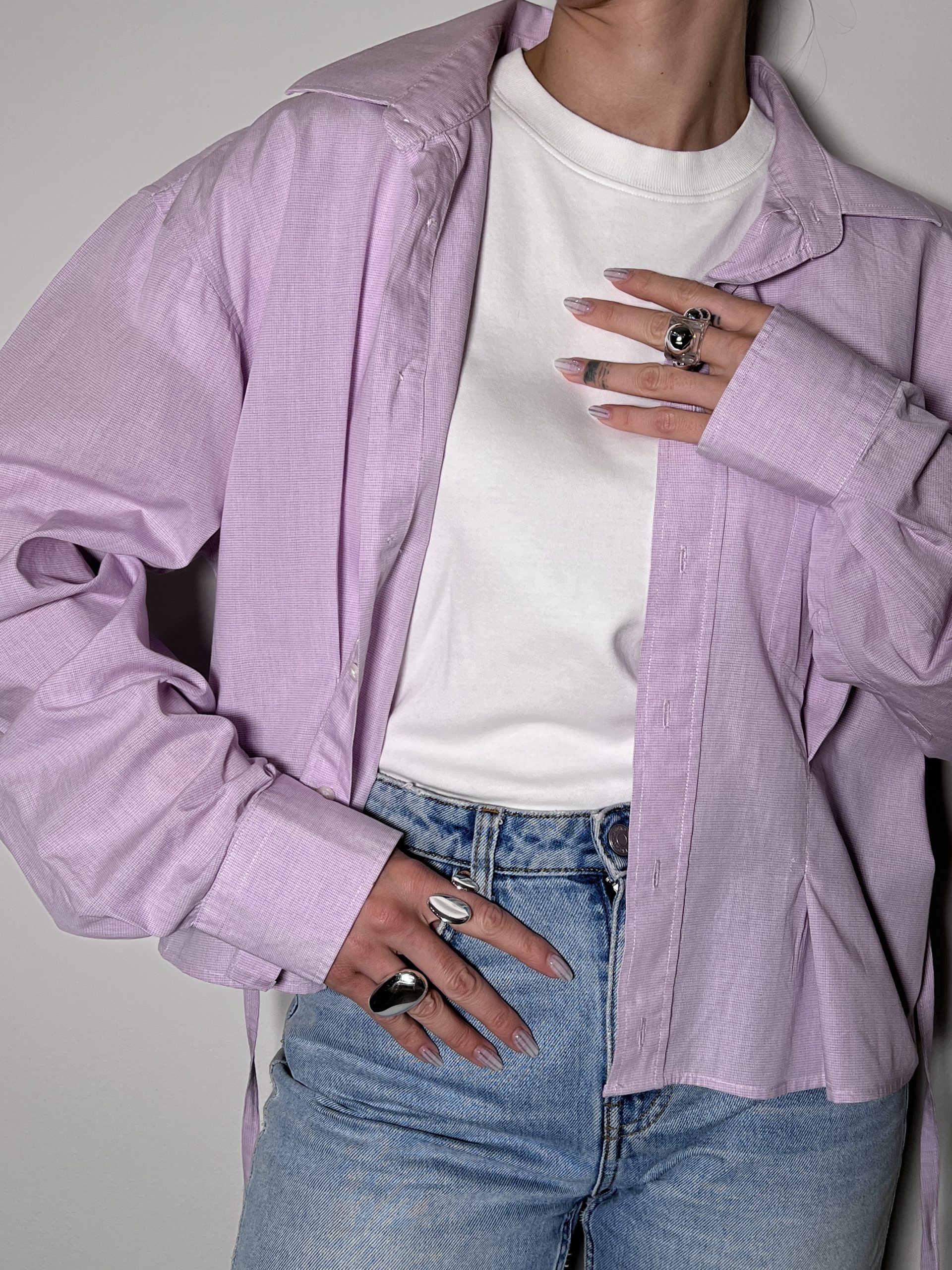 SHIRT + TIE Lila - Image 5