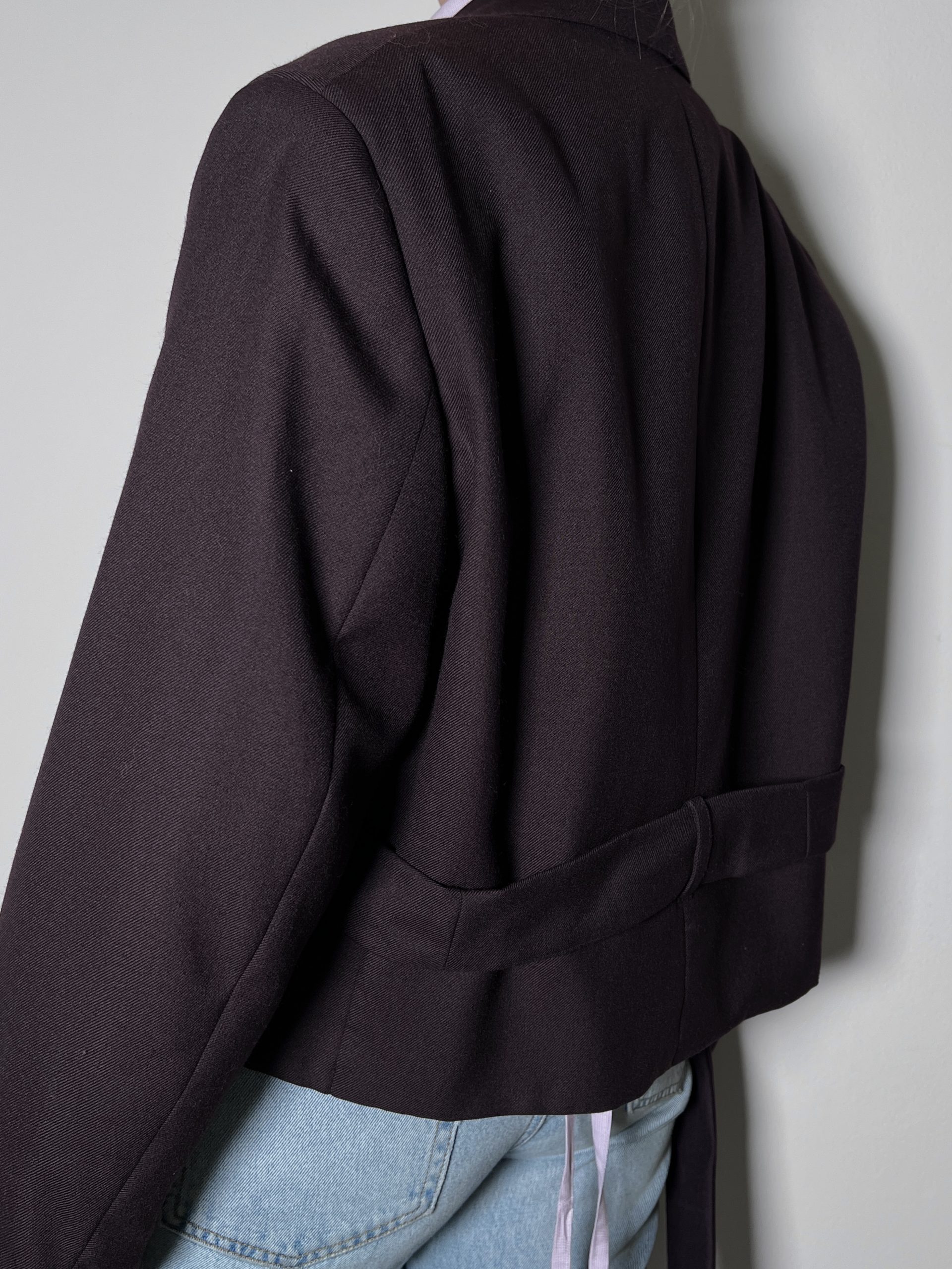 COZY BLAZER Burgundy - Image 4