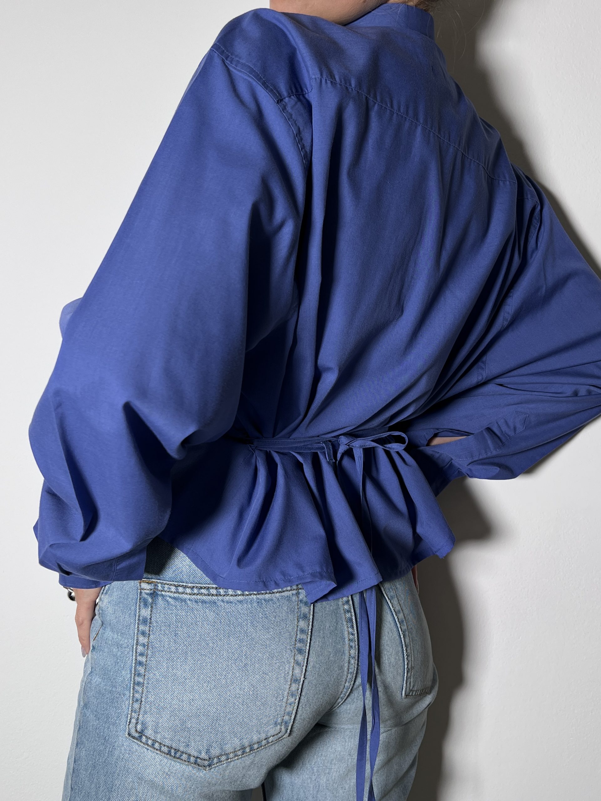 SHIRT + TIE Purple Blue - Image 3