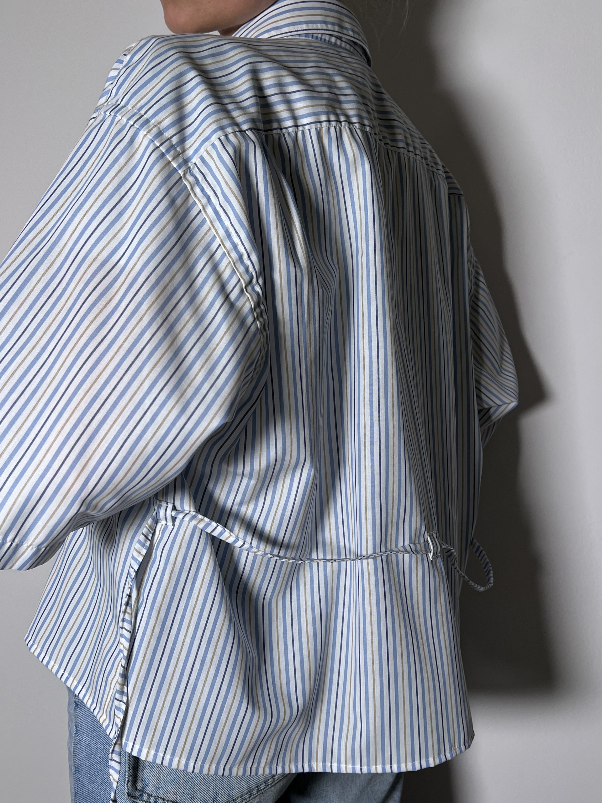 SHIRT + TIE Stripes Blue - Image 3