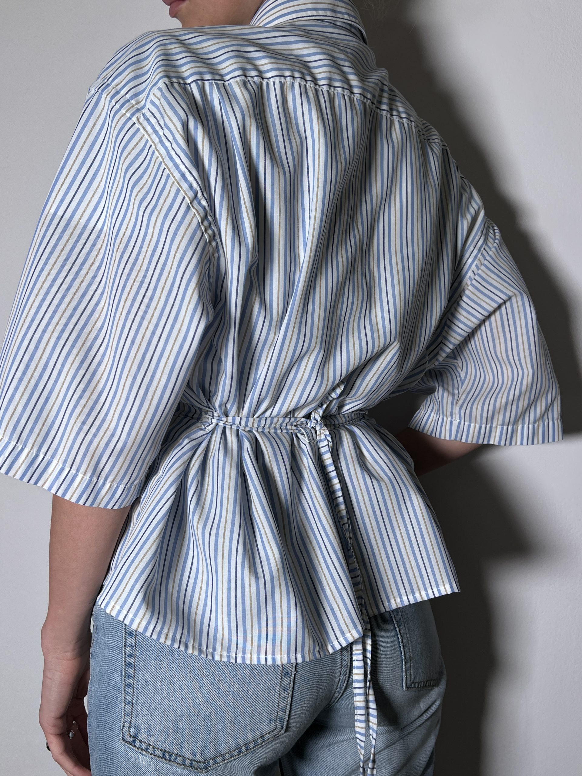 SHIRT + TIE Stripes Blue - Image 5