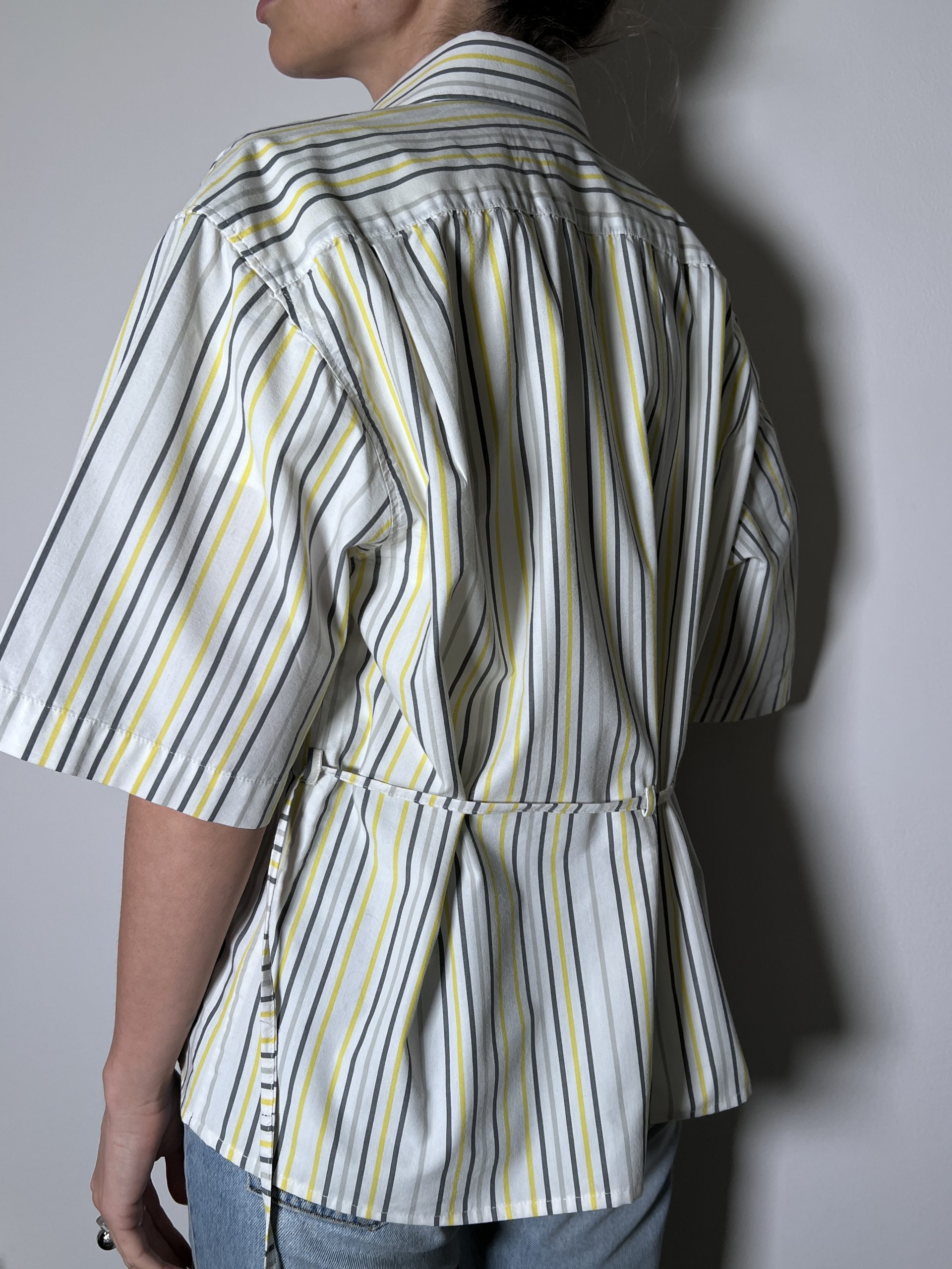 SHIRT + TIE Stripes Yellow - Image 5