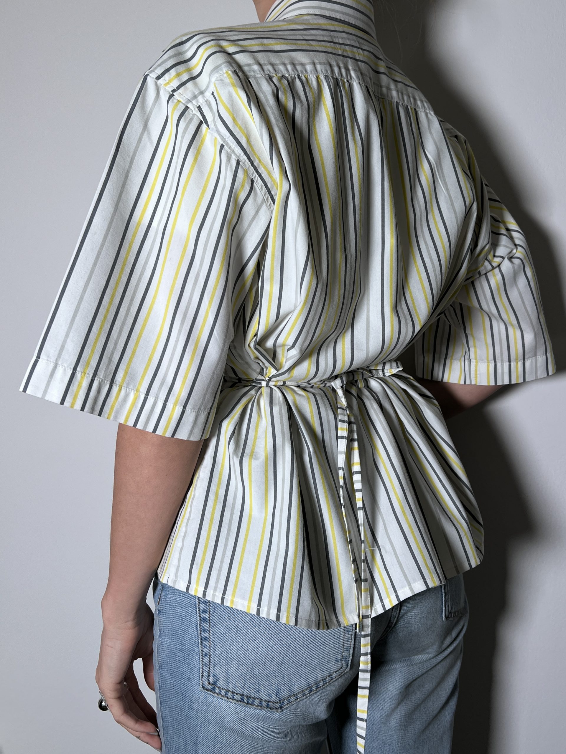 SHIRT + TIE Stripes Yellow - Image 6