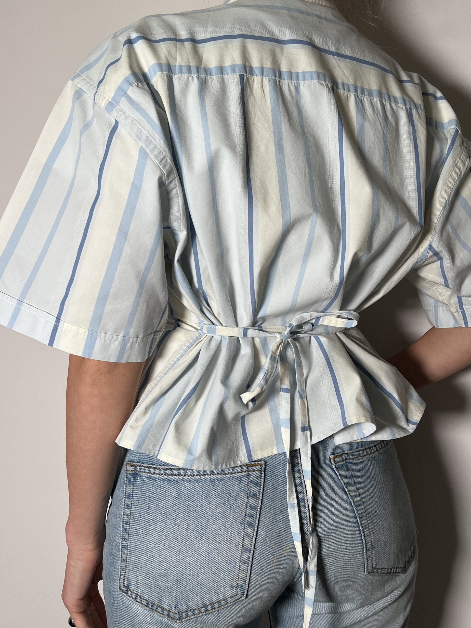 SHIRT + TIE Stripes Baby Blue - Image 4